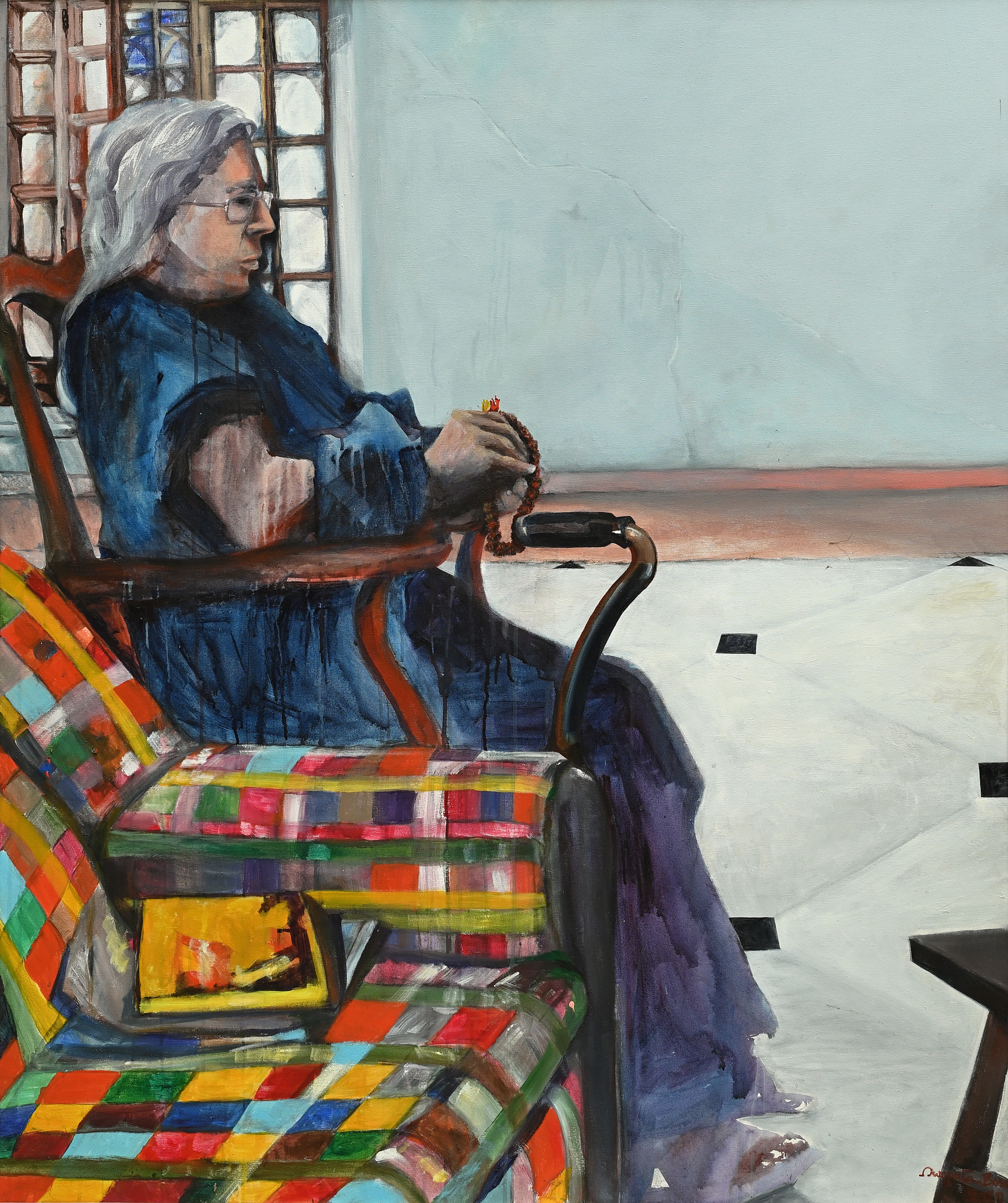 Portrait painting by Swagata Bose